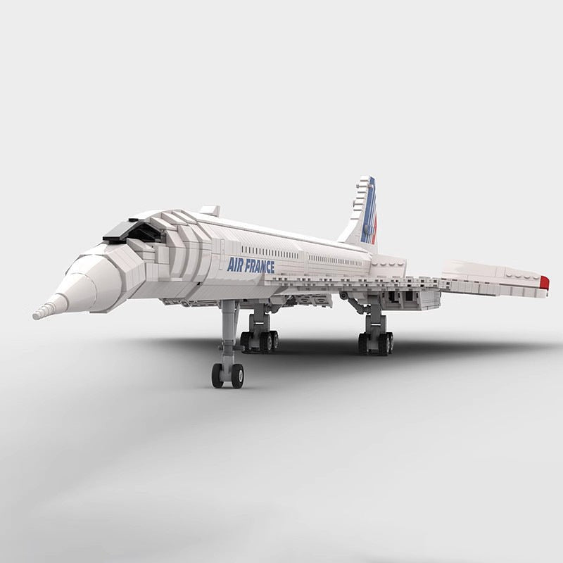 Concorde Aircraft MOC Building Kit | 1:72 Scale Supersonic Jet Model - 2