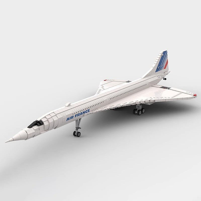 Concorde Aircraft MOC Building Kit | 1:72 Scale Supersonic Jet Model - 3