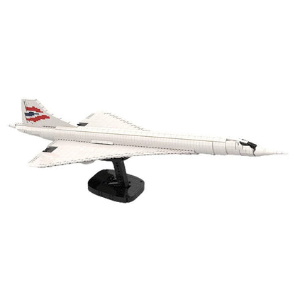 Concorde Tailless Aircraft Building Kit | LEGO-Compatible MOC - 5