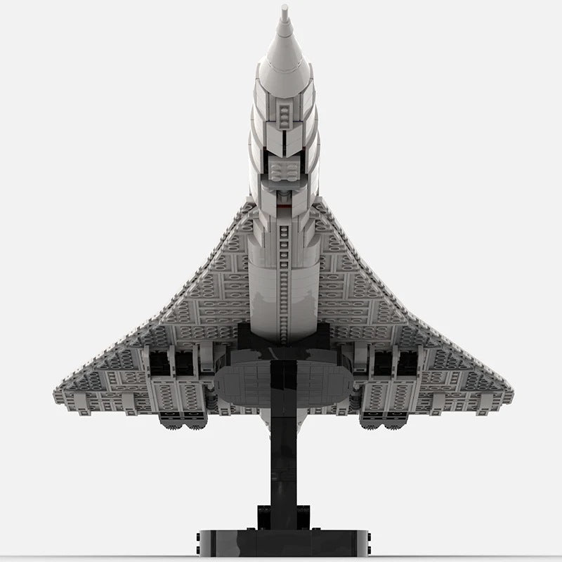 Concorde Tailless Aircraft Building Kit | LEGO-Compatible MOC - 6
