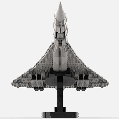Concorde Tailless Aircraft Building Kit | LEGO-Compatible MOC - 6