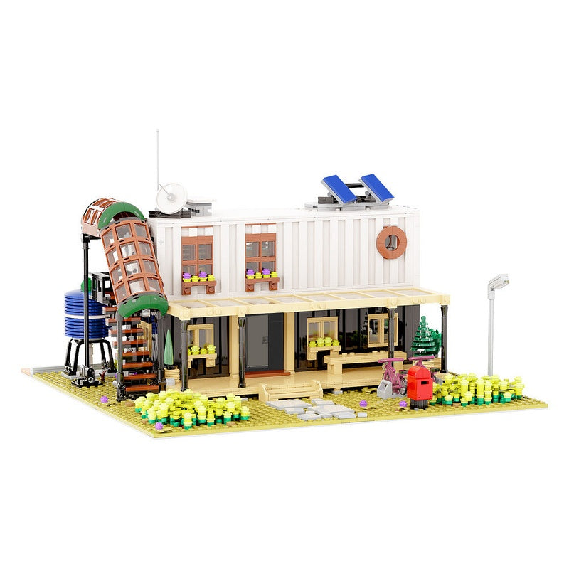 Container House II MOC Building Kit | Modern Modular Architecture - 3