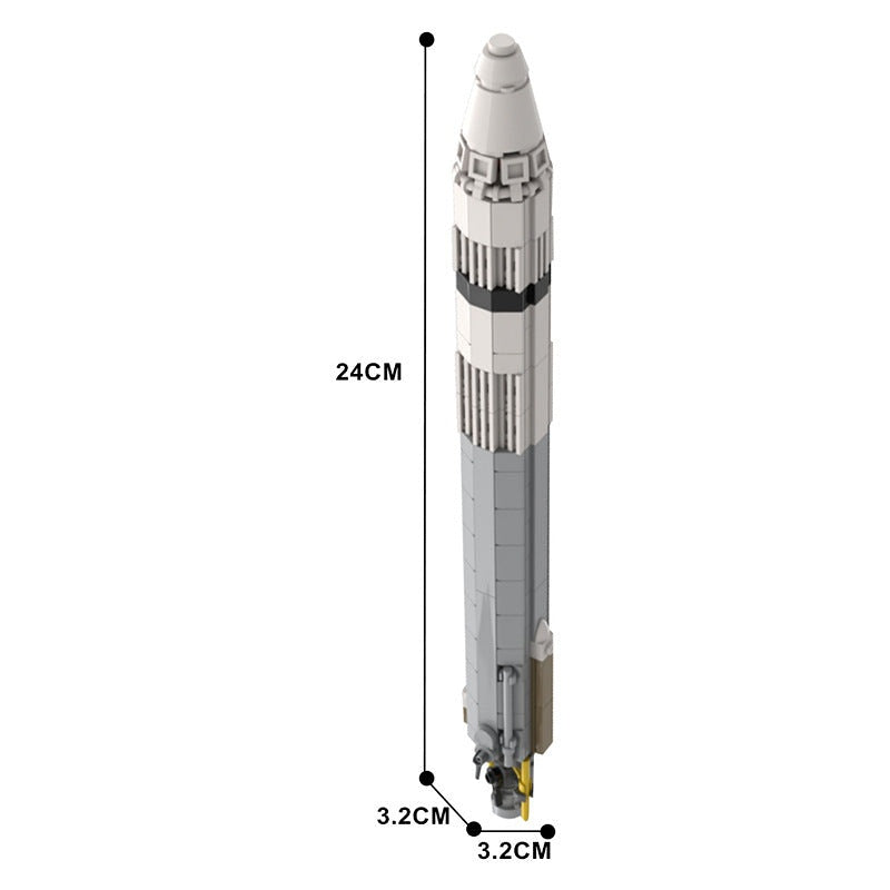 Convair Atlas-Centaur SLV-3D MOC Rocket Building Kit | Space Model - 4