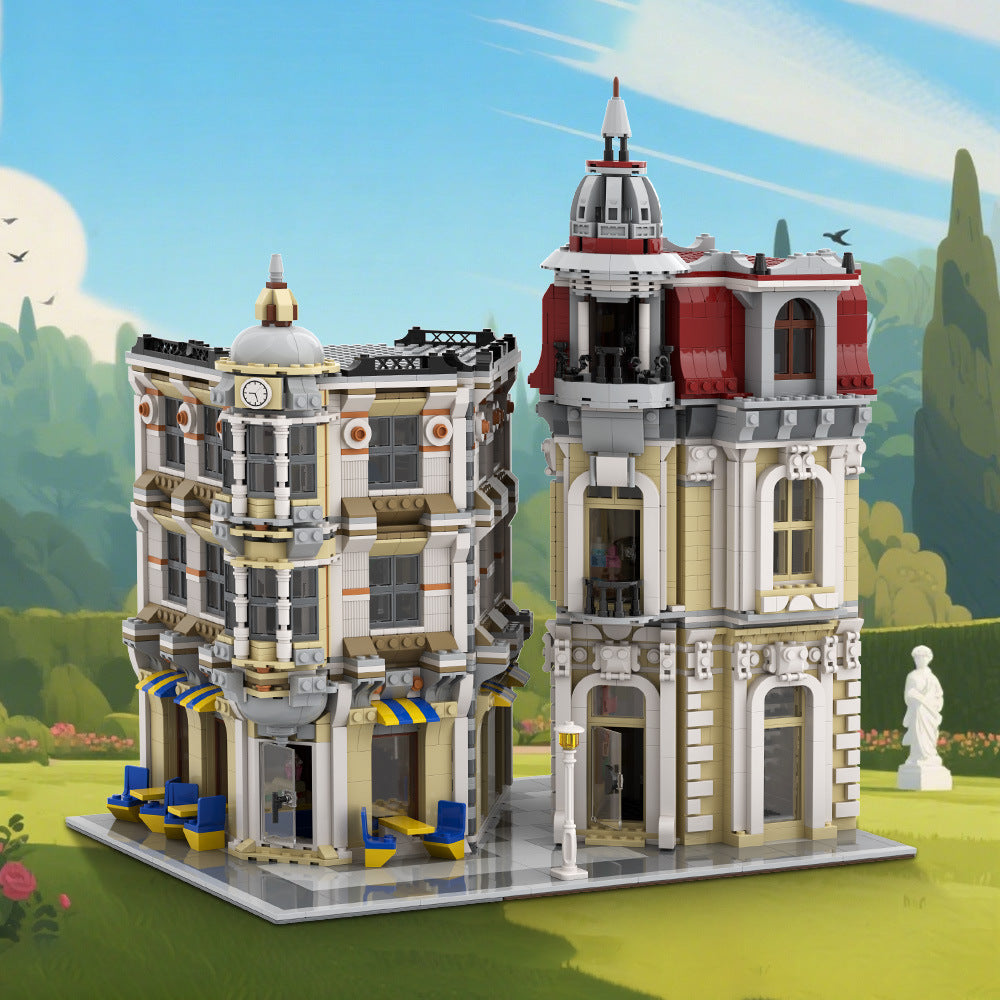 Corner Alley MOC Building Kit | LEGO-Compatible MOC - 3