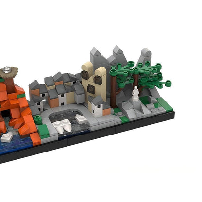 Corsica Island Skyline MOC Architecture Building Kit - 2
