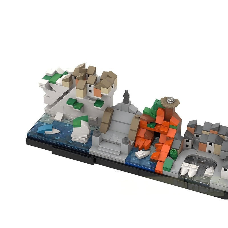 Corsica Island Skyline MOC Architecture Building Kit - 4