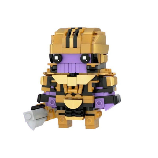 Cosmic Titan Villain Brickheadz MOC Kit | LEGO-Compatible Chibi Build Model - 1