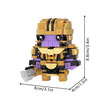 Cosmic Titan Villain Brickheadz MOC Kit | Compatible Chibi Build Model - 2