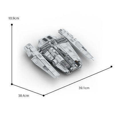 Covert Galactic Space Haulcraft Building Kit | LEGO-Compatible MOC - 4