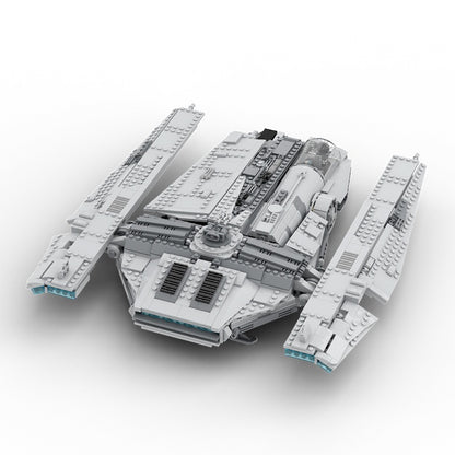 Covert Galactic Space Haulcraft Building Kit | LEGO-Compatible MOC - 6