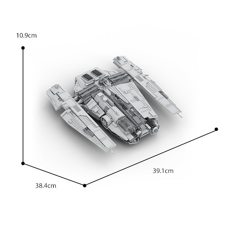 Covert Galactic Space Haulcraft MOC Building Kit - 5