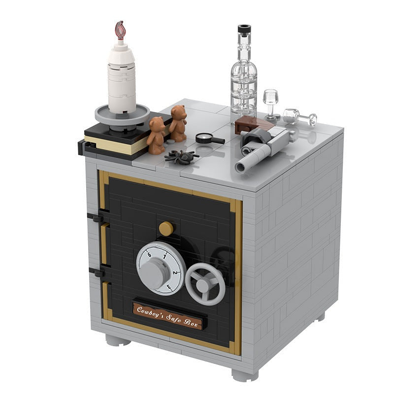 Cowboy Safe Decryption Box MOC Mechanical Puzzle Building Kit - 3