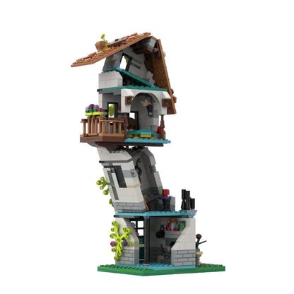 Cozy Fairytale Tower Building Kit | LEGO-Compatible MOC - 3