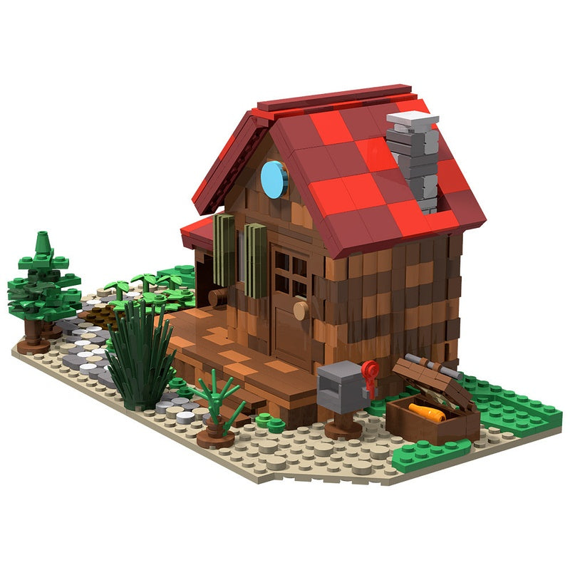 Cozy Pixel Farmhouse Building Kit | LEGO-Compatible MOC - 5