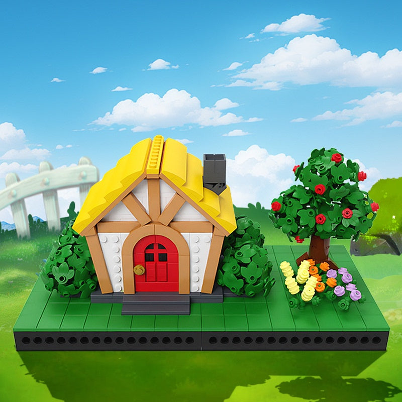 Cozy Village Starter House Building Kit | LEGO-Compatible MOC - 1