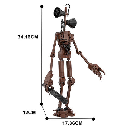 Creepy Tall Siren Monster MOC Character Building Kit - 4