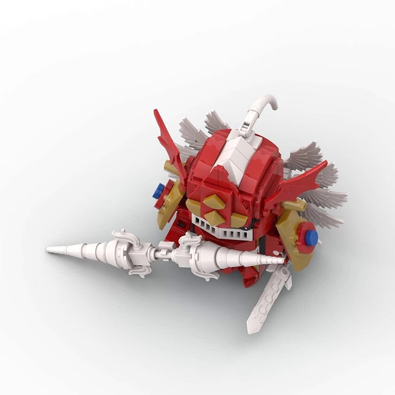 Crimson Holy Knight BrickHeadz Building Kit | LEGO-Compatible MOC - 2