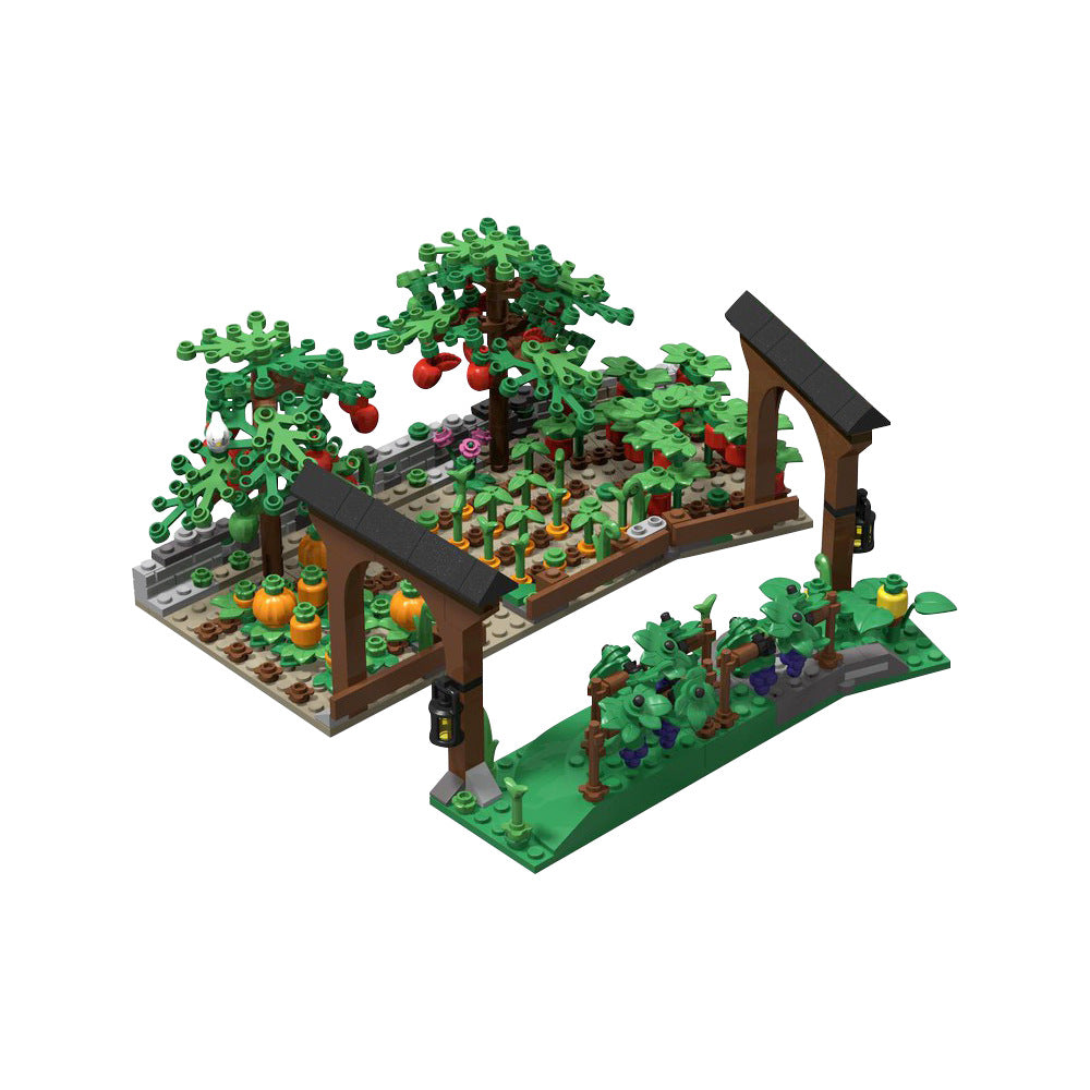 Crop field or Garden Building Kit | LEGO-Compatible MOC - 4