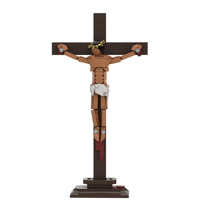 Cross Jesus MOC Building Kit | Easter Symbol Display Model - 1