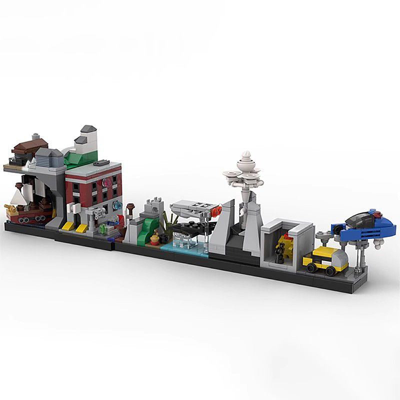 Cults Of The 80s Skyline MOC Retro City Architecture Building Kit - 2