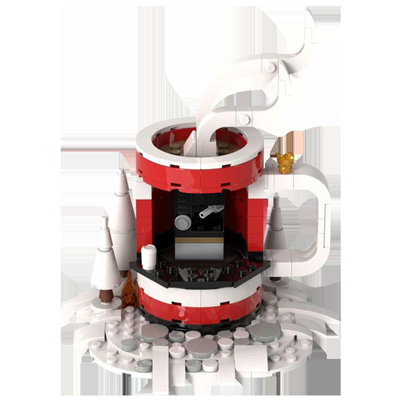 Cup-o-Jolly Java Stand Building Kit | LEGO-Compatible MOC - 3