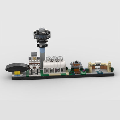 Curitiba Skyline Brazil City Building Kit | LEGO-Compatible MOC - 3