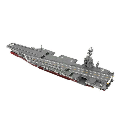 CVN-78 Aircraft Carrier MOC Building Kit Modern Naval Ship Model - 4