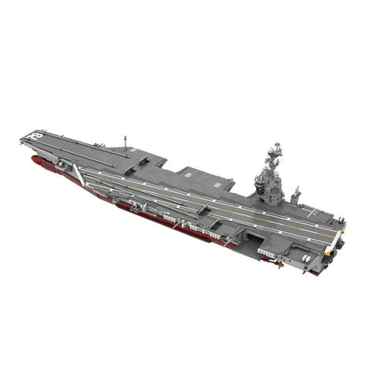 CVN-78 Gerald R. Ford Aircraft Carrier Building Kit | LEGO-Compatible MOC - 4