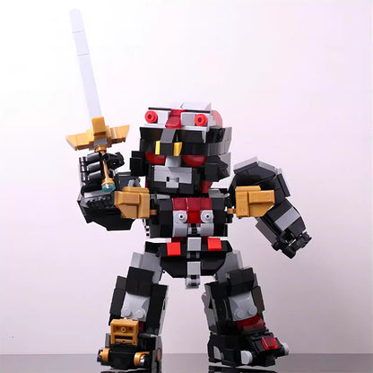 Cybernetic Beast Combination Robot Building Kit | LEGO-Compatible MOC - 6