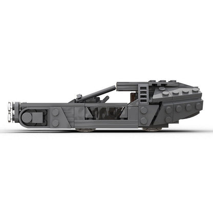 Cyberpunk Flying Car MOC Building Kit | Futuristic Spinner Vehicle - 2