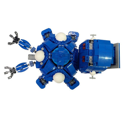 Cyberpunk Spider Drone Mecha AI Walking Tank MOC Building Kit - 4