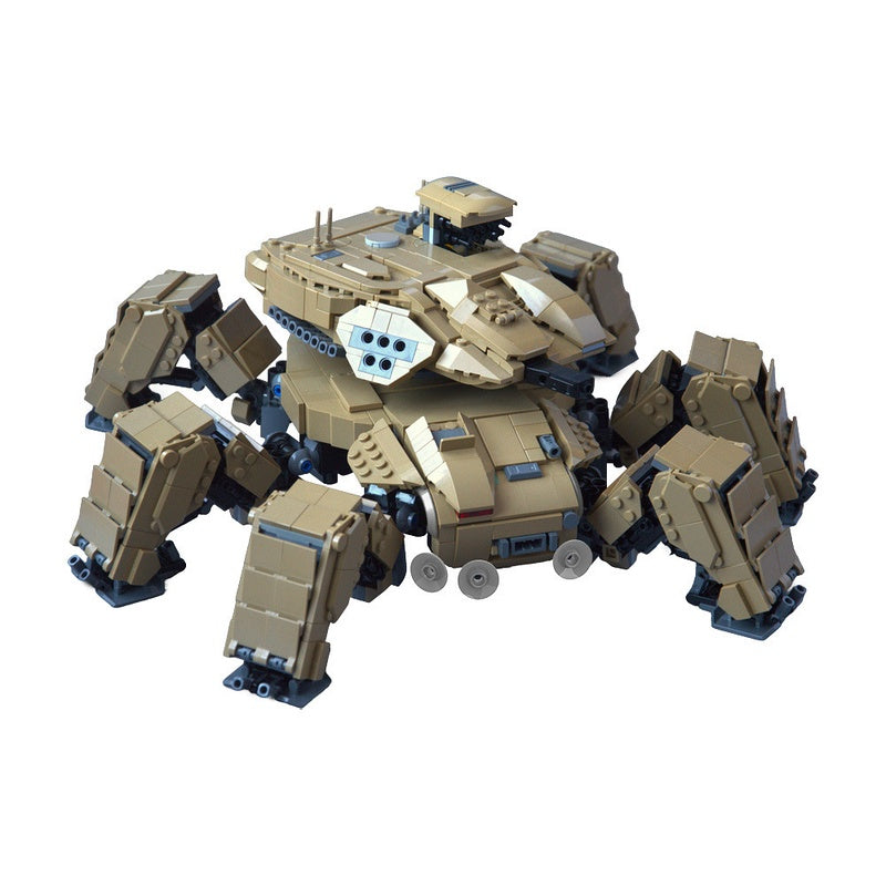 Cyberpunk Spider Tank Combat Mech Building Kit | LEGO-Compatible MOC - 4
