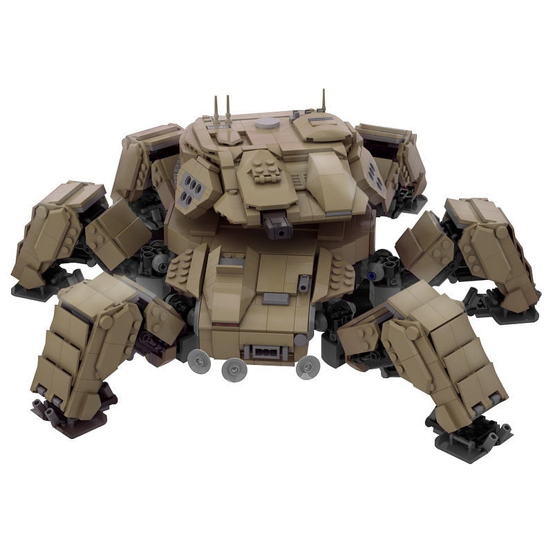 Cyberpunk Spider Tank Combat Mech MOC Building Kit - 1