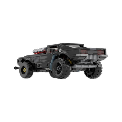 Cyberpunk Style V8 Muscle Car Building Kit | LEGO-Compatible MOC - 4