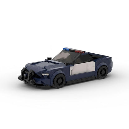 Cybertron Interceptor Police Car Building Kit | LEGO-Compatible MOC - 1