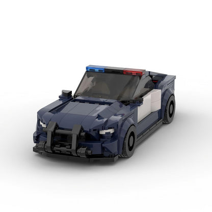 Cybertron Interceptor Police Car Building Kit | LEGO-Compatible MOC - 2