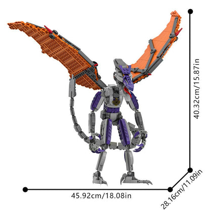Cyborg Space Pirate Captain MOC Character Building Kit - 4