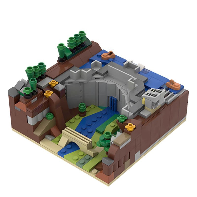 Dam Diorama Building Kit | LEGO-Compatible MOC - 1