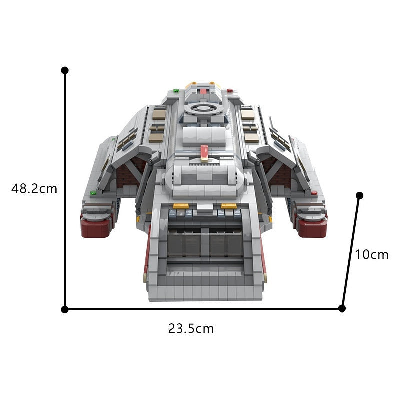Danube Class Deep Space Runabout MOC Building Kit - 4