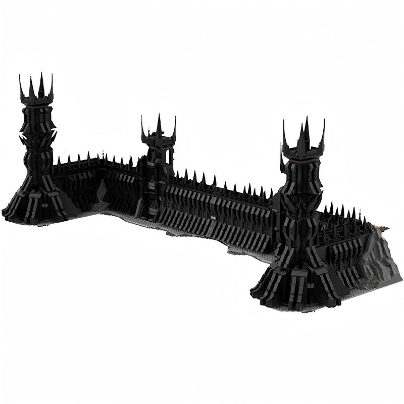 Dark Fantasy Black Gate Fortress MOC Architecture Building Kit - 4