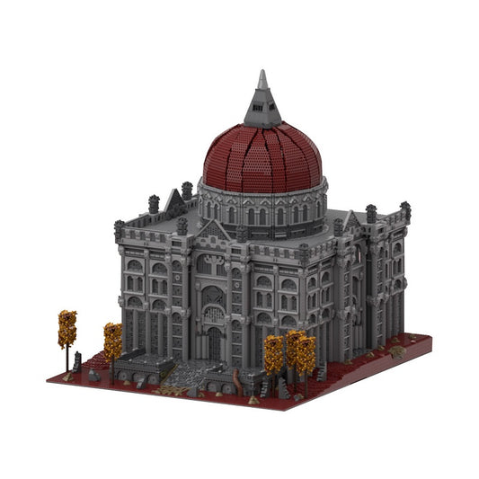 Dark Fantasy Cursed Sanctuary Building Kit | LEGO-Compatible MOC - 2