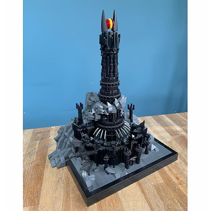 Dark Fantasy Fortress Tower MOC Miniature Architecture Building Kit - 4