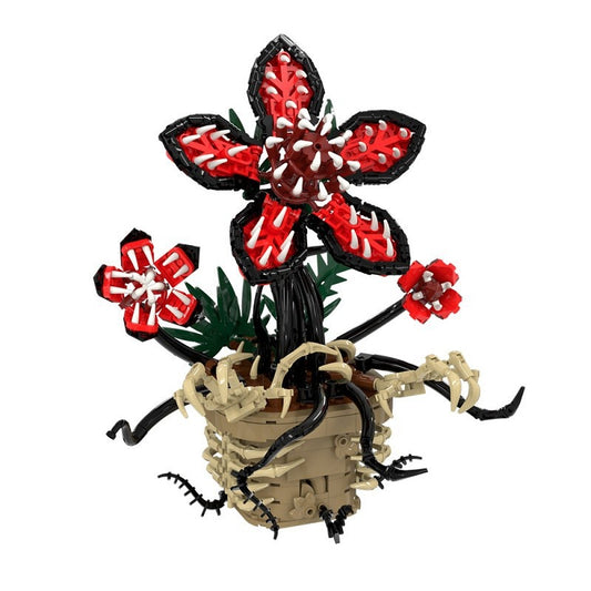 Dark Fantasy Glowing Potted Plant MOC Kit | LEGO-Compatible Mystery Flora Build - 1