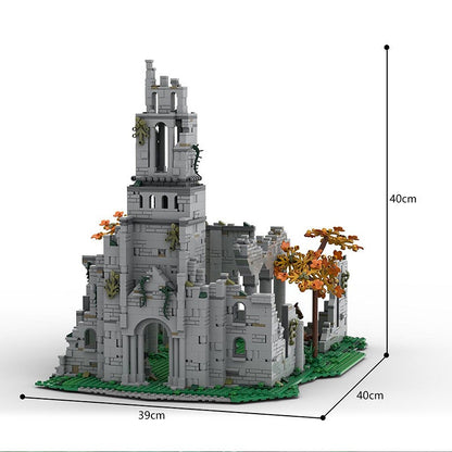 Dark Fantasy RPG Ruined Church Building Kit | LEGO-Compatible MOC - 6