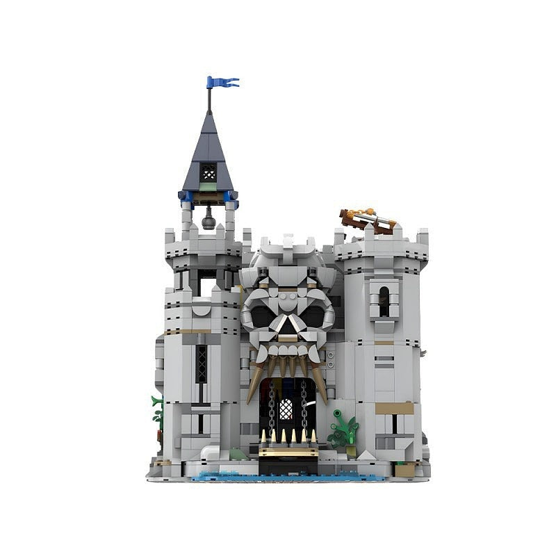Dark Fantasy Skull Fortress MOC Building Kit - 2