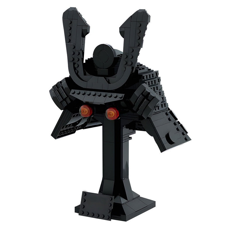 Dark Fantasy Warrior Helmet MOC Display Building Kit - 1