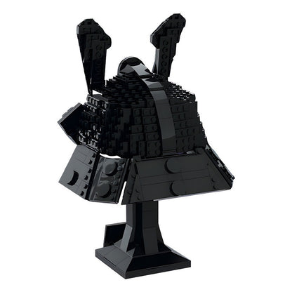 Dark Fantasy Warrior Helmet MOC Display Building Kit - 4