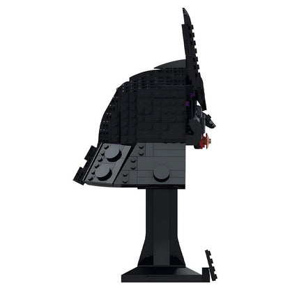 Dark Fantasy Warrior Helmet MOC Display Building Kit - 5