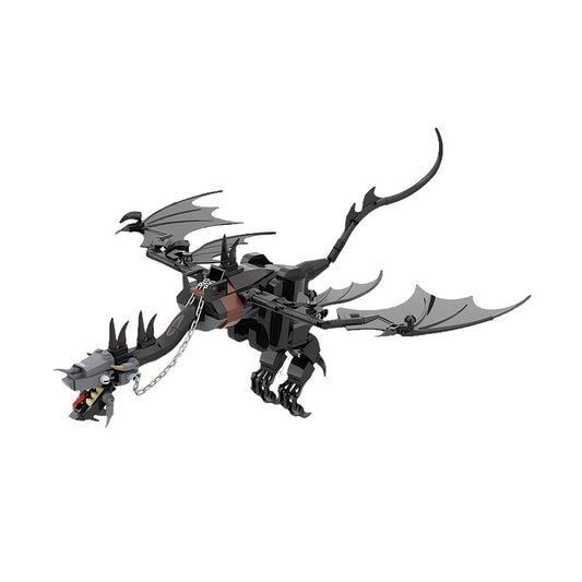 Dark Fantasy Winged Shadow Beast Building Kit | Compatible MOC - 2