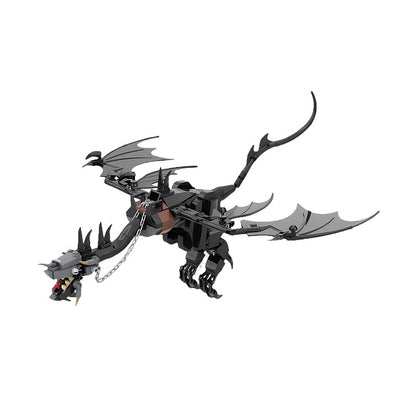 Dark Fantasy Winged Shadow Beast Building Kit | LEGO-Compatible MOC - 2